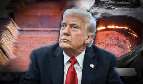 El gobierno de Donald Trump amenaza a países como Chile y Perú con el aumento de aranceles al bronce. Foto: composición LR/AFP Estos son los países que se verían más afectados por el arancel del 50% al bronce que amenaza imponer Donald Trump