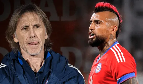 Ricardo Gareca estuvo al mando de la selección chilena durante un año y medio. Foto: composición LR/AFP Ricardo Gareca no olivida sus conflictos con Arturo Vidal en Chile