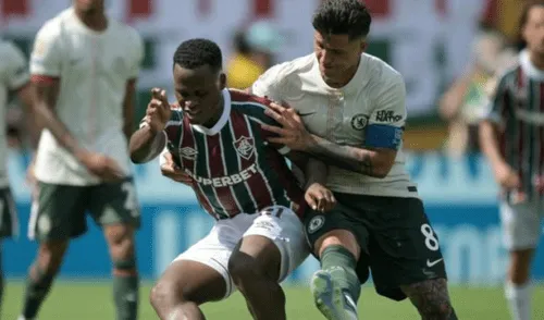 En su debut como titular, Joao Pedro hizo los dos goles para vencer al Fluminense. Foto: Futbol red
