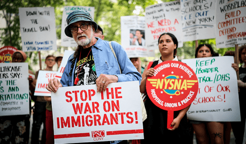 Inmigrantes en Estados Unidos en vulnerabilidad tras políticas migratorias de Donald Trump.