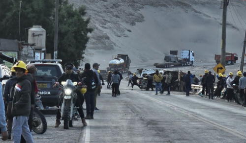 La Panamericana Sur fue tomada desde el sábado 5 de julio. Foto: difusión La Panamericana Sur fue tomada desde el sábado 5 de julio. Foto: difusión