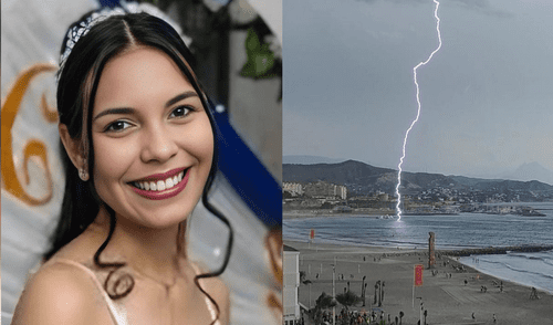 Stephany Elvir fue alcanzada por un rayo cuando caminaba por una playa de Honduras. Stephany Elvir fue alcanzada por un rayo cuando caminaba por una playa de Honduras.