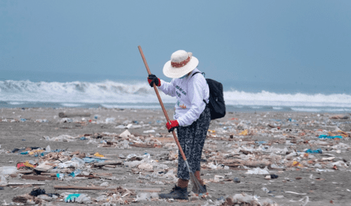 Perú se convirtió en la zona más contaminada del Pacífico ya que incrementó su basura en playas en el 2024.