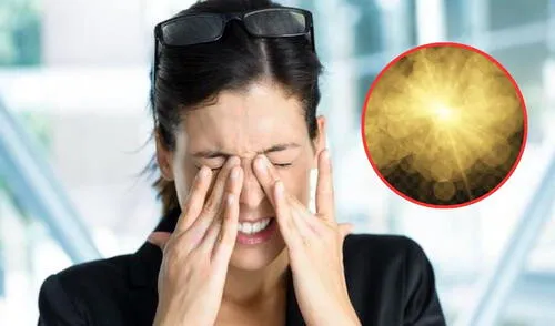 El fenómeno fosfeno, es la percepción de destello de luz al frotarse la vista.