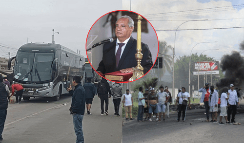 El ministro César Sandoval enfatiza que el bloqueo de carreteras es penalizado y solicita que se respeten los derechos de todos.