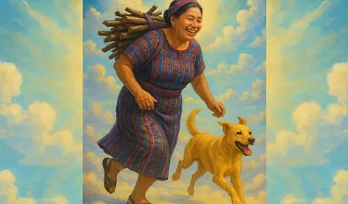 Guatemala: mujer y su mascota  fueron encontrados juntos tras el temblor