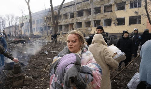 Drones rusos dañaron hospital de maternidad; evacuaron a 26 recién nacidos. Foto: La Razón Ucrania - Rusia - Drones rusos atacan Ucrania