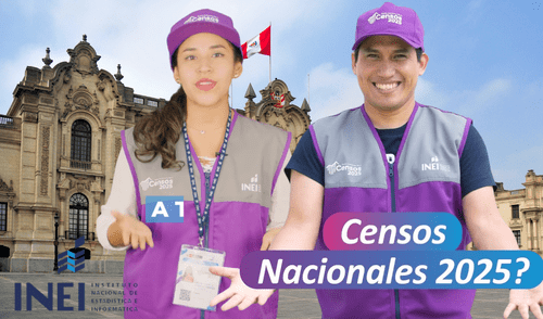 INEI ya cuenta con la selección para censistas 2025. Foto: Composición LR/ inei_peru