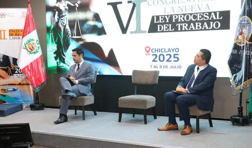 Evento judicial en el norte del Perú.