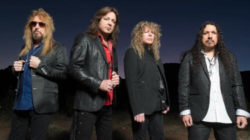 La banda californiana Stryper. La banda californiana Stryper.
