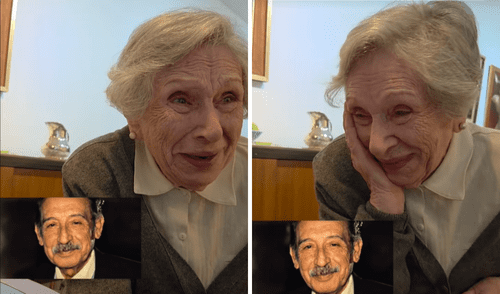 Una anciana de 100 años argentina se emociona en TikTok al "reencontrarse" por la IA con su esposo fallecido. Foto: Composición LR/@marto.com.ar-TikTok