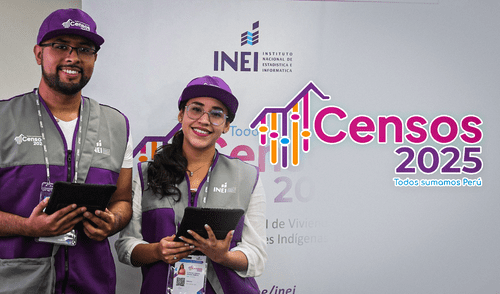 INEI confirma fecha de resultados de Censos Nacionales 2025 y convocatoria de censistas