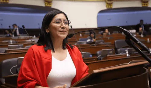 Kelly Portalatino renuncia a la bancada de Perú Libre. Foto: difusión Kelly Portalatino Perú Libre