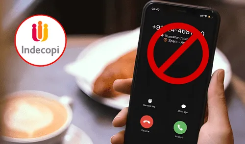 Reclama Virtual la página de Indecopi para denunciar llamadas spam