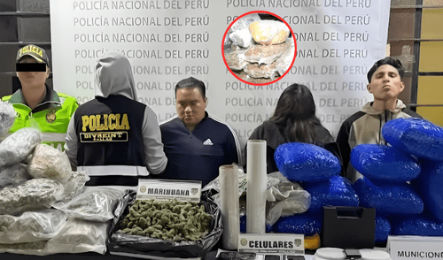 Según PNP la droga incautada tendría un valor de más de 300 mil soles.