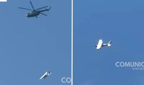 Remolcan avioneta vinculada al narcotráfico en Cusco.