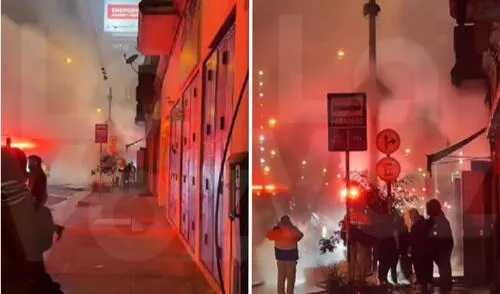 Se registra gran incendio en La Victoria.
