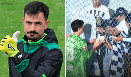 Billy Viscarra regala sus guantes a seguidor