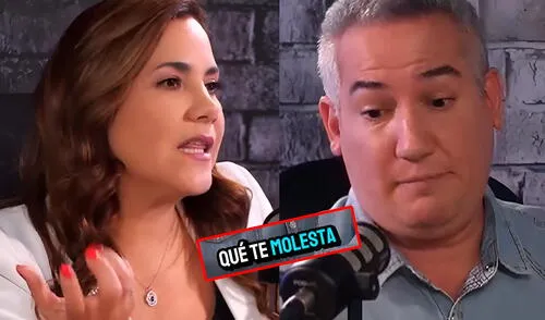 Andrea Llosa y su novio protagonizaron tenso momento.