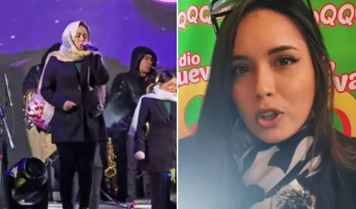 Las cantantes de Corazón Serrano se presentaron en Puno con un clima de -5 grados