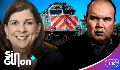 En el programa Sin Guion, Rosa María Palacios criticó los trenes que López Aliaga trajo de Estados Unidos. Foto: Composición/LR Rosa María Palacios, Rafael López Aliaga
