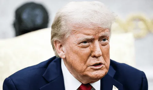 El presidente Donald Trump también destacó que Estados Unidos entregó 350.000 millones de dólares en asistencia a Ucrania. Foto: AFP Trump revela el envío de misiles Patriot a Ucrania y asegura que estos serán pagados por la Unión Europea