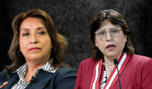 La mandataria no invitó a ningún integrante del Ministerio Público a la reunión con mineros en Palacio de Gobierno. Foto: composición LR Dina Boluarte Delia Espinoza