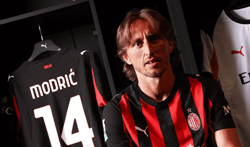 Luka Modrić es nuevo jugador del AC Milan.