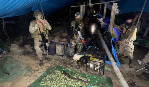 Tres narcolaboratorios fueron hallados en Vizcatán del Ene, en la región Junín.