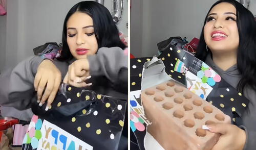 Daniela Taquire  tomó la sorpresa de cumpleaños con humor.