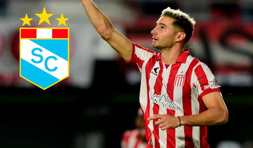 Lucas Alario es uno de los nombres que fueron vinculados a Sporting Cristal tras la salida de Martín Cauteruccio. Foto: composición de LR/Estudiantes de La Plata