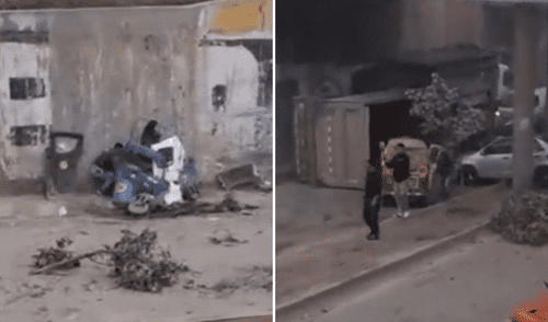 Un camión sin conductor provocó un choque múltiple en VES, afectando a vehículos y dejando heridos durante su paso.