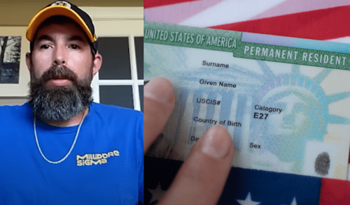 Chris Landry fue de vacaciones a Canadá y le quitaron la green card después de cruzar la frontera