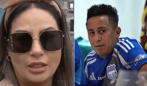 Pamela López y Christian Cueva