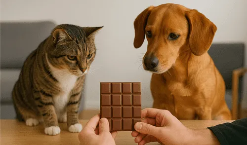 Experto aclara si los dueños de mascotas, como perros y gatos, pueden darles chocolate. Experto aclara si los dueños de mascotas, como perros y gatos, pueden darles chocolate.