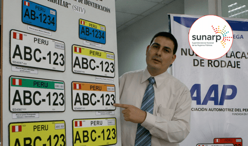 Propietarios de vehículos podrán cambiar su placa de manera online