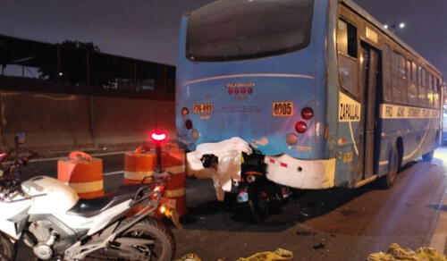 El lamentable hecho sucedió a la altura del puente peatonal IPD. Foto: Difusión