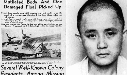 El 16 d julio de 1948, el hidroavión Miss Macao despegó con 27 personas a bordo en lo que sería un vuelo histórico. Foto: Transport Security International. La historia del Miss Macao, el primer secuestro aéreo comercial del mundo en el que solo sobrevivió su secuestrador