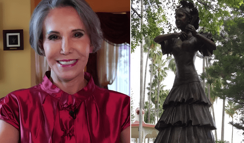 Esta estatua fue inaugurada por la misma Florinda Meza. Esta estatua fue inaugurada por la misma Florinda Meza. Foto: Instagram/Facebook/composición LR