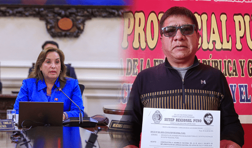 Gremios viajarán a Lima para protestar contra Dina Boluarte y el Congreso. Foto: Composición LR /Presidencia de la República /Liubomir Fernández, La República