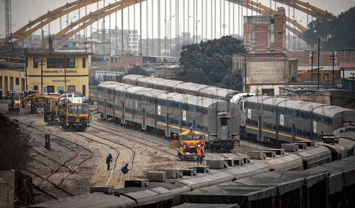 Los vagones y locomotoras están en la estación Monserrate, cerca al río Rímac. Foto: John Reyes / La República