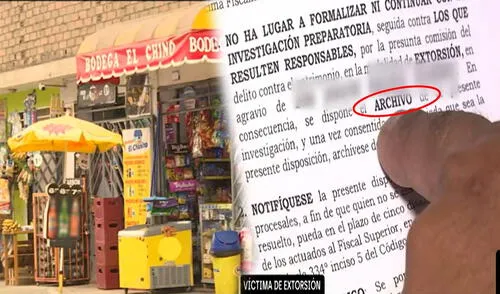 Bodeguero denunció luego de recibir mensajes extorsivos, pero la Fiscalía archivó su caso. Bodeguero denunció luego de recibir mensajes extorsivos, pero la Fiscalía archivó su caso.