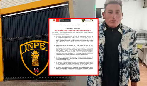 INPE responde al Poder Judicial sobre liberación de Jhon Pulpo, presunto cabecilla de Los Pulpos