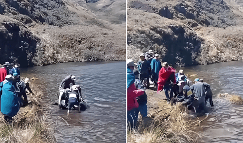 Fatídico accidente se habría producido durante ceremonia de florecimiento en las aguas. Foto Composición LR/Cabana TV Fatídico accidente se habría producido durante ceremonia de florecimiento en las aguas.