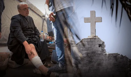 Un ataque a la única iglesia católica en Gaza dejó fallecidos y heridos.