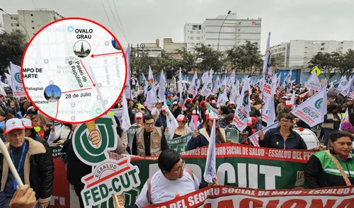 Los trabajadores de EsSalud convocaron a una segunda fecha para movilizaciones este 17 de julio