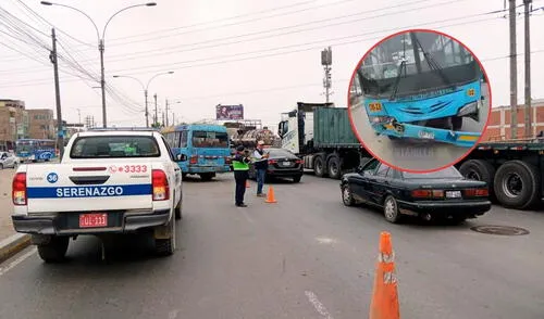 Múltiple choque en Gambetta afecta el tránsito de usuarios que se dirigen a Lima desde Ventanilla.