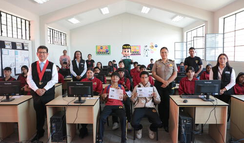 El jefe de ODANC Tumbes destacó la importancia del diálogo con la comunidad educativa.