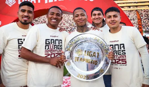 Universitario se acaba de coronar campeón del Apertura. Liga 1