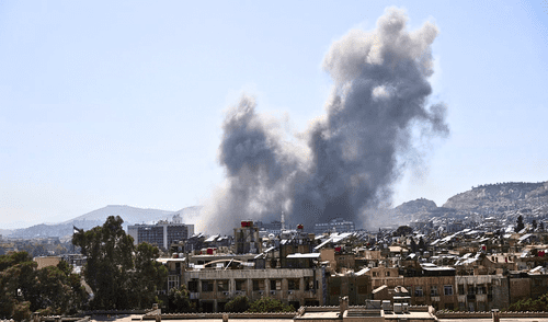 Al Sueida, ciudad ubicada al sur de Siria, terminó bombardeada por Israel. Al Sueida, ciudad ubicada al sur de Siria, terminó bombardeada por Israel.